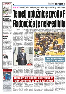 Temelj optužnice protiv Fahrudina Radončića je nekredibilan svjedok