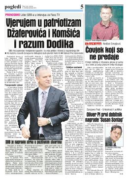 Vjerujem u patriotizam Džaferovića i Komšića i razum Dodika