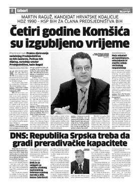 Četiri godine Komšića su izgubljeno vrijeme