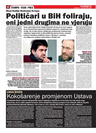 Političari u BiH foliraju, oni jedni drugima ne vjeruju