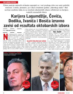Karijera Lagumdžije, Čovića, Dodika, Ivanića i Bosića izravno zavisi od rezultata oktobarskih izbora  